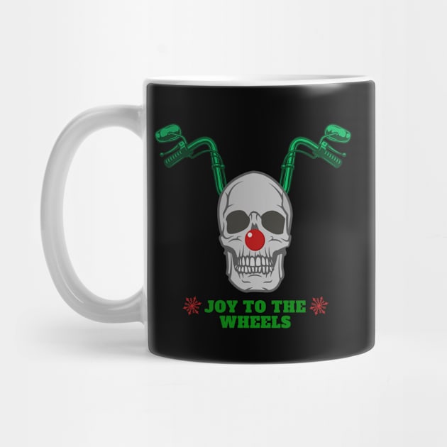 Joy to The Wheels, Christmas Biker by BLACK CRISPY